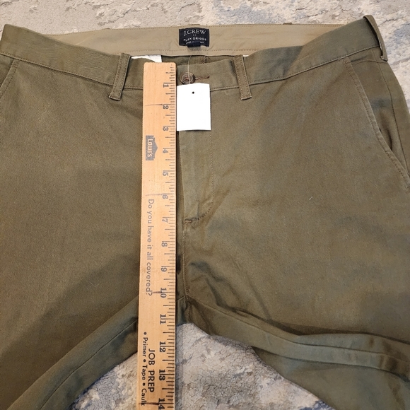 NWT J. Crew Flex Driggs Green Chino Pants Men's size 33 - Picture 4 of 13